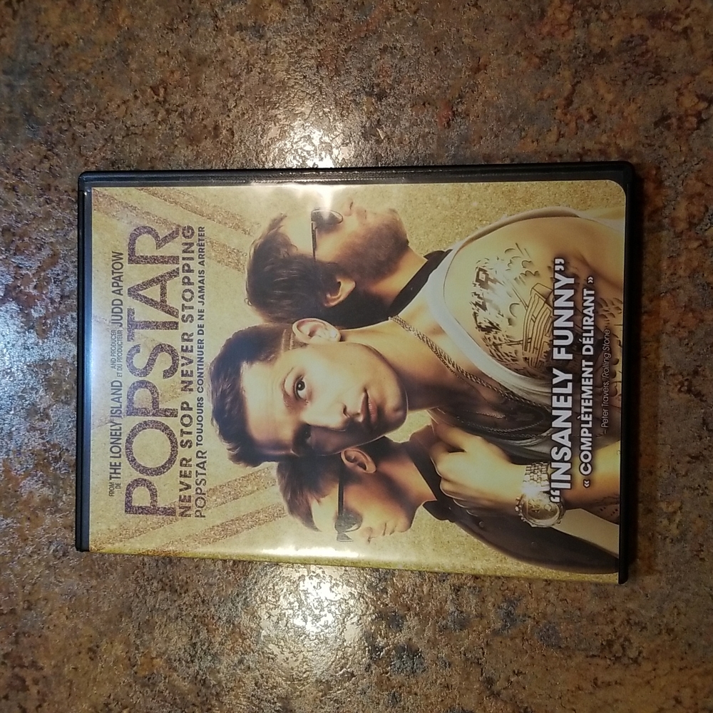 Popstar: Never Stop Never Stopping movie DVD, EUC